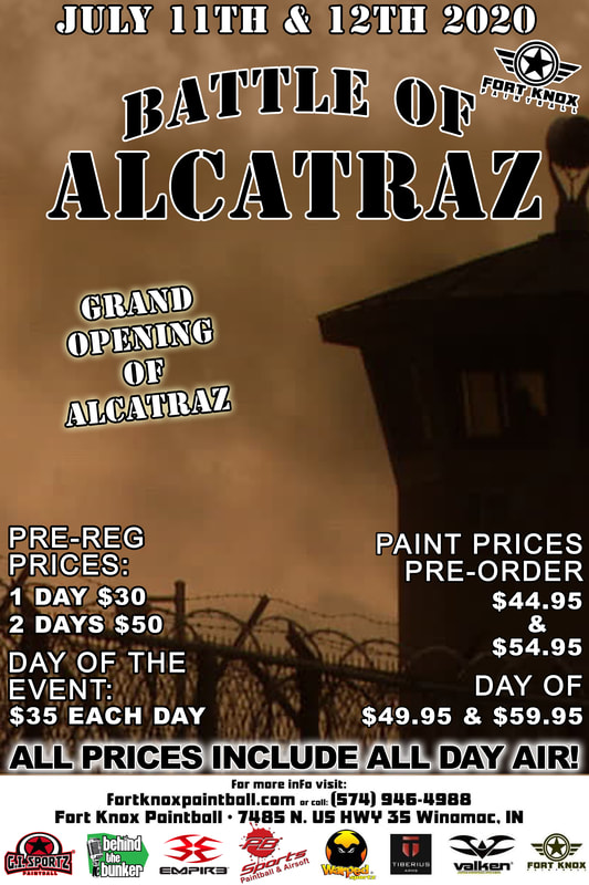 battle of alcatraz fort knox paintball