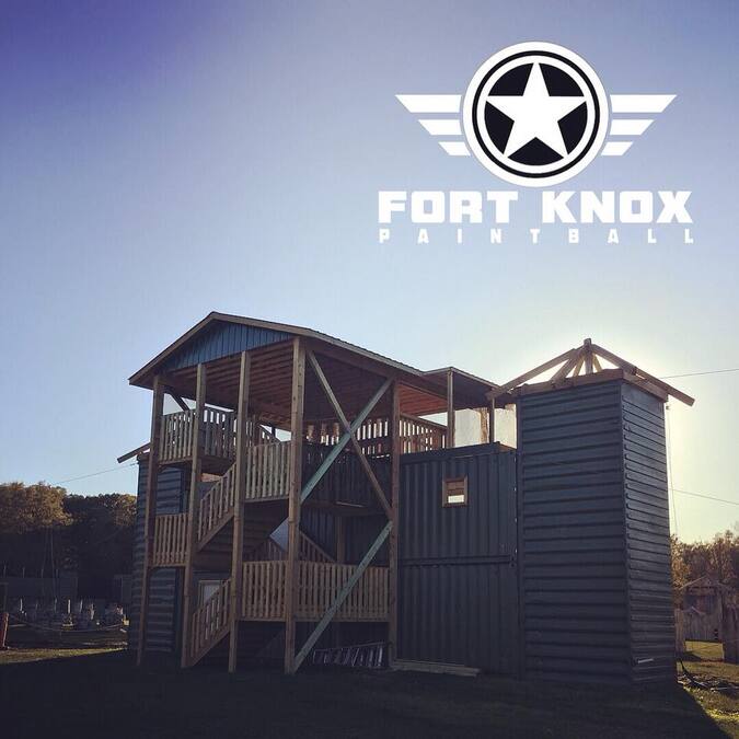 3 level skydeck fort knox paintball