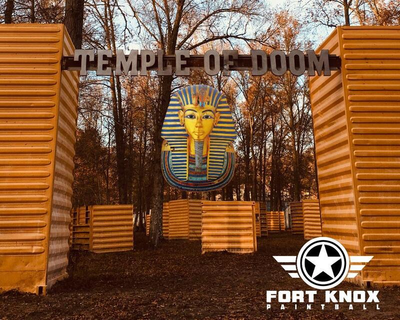 Temple of Doom Fort Knox Paintball