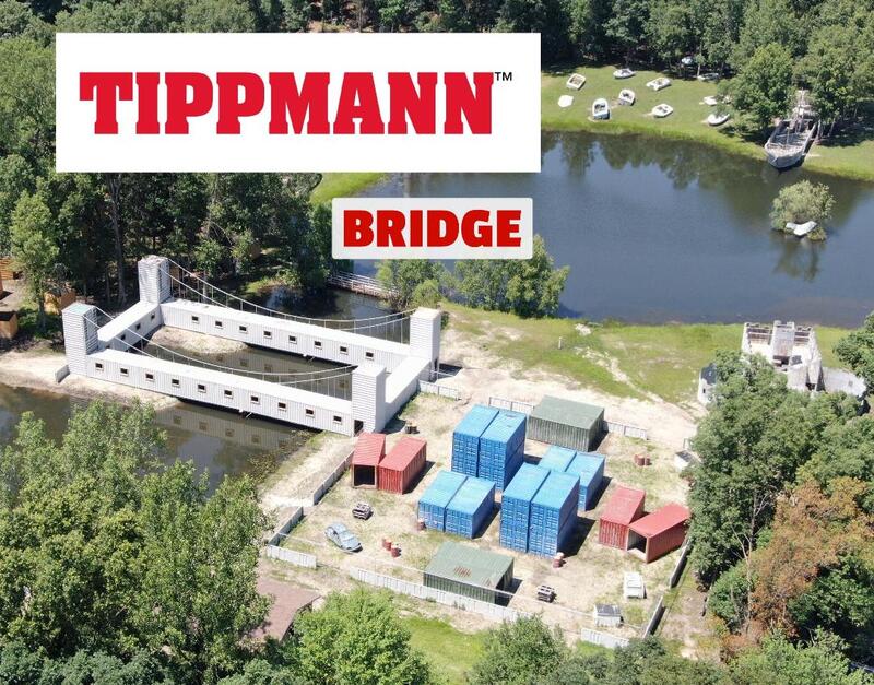 Tippmann Bridge sponsored bridge at fort knox paintball field